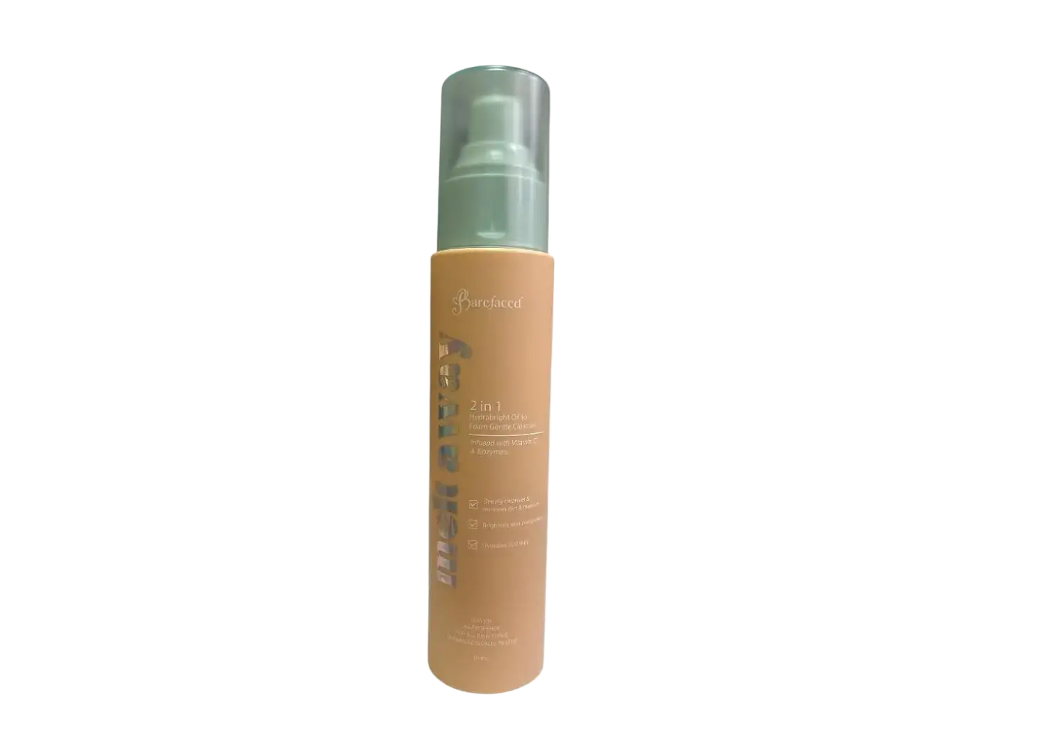 Barefaced Melt Away 2 in 1 Hydrabright Oil To Foam Gentle Cleanser