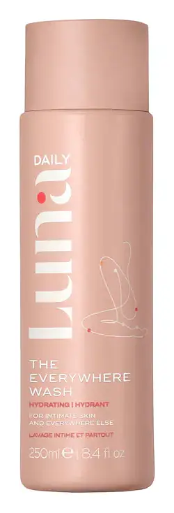 Luna Daily The Hydrating Everywhere pH Balanced Wash - With Prebiotics, Vitamins C + E, Omegas 3 & 6