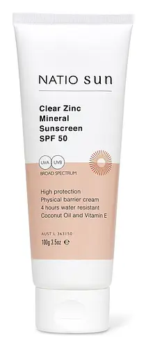 Natio Clear Zinc Mineral Sunscreen SPF 50