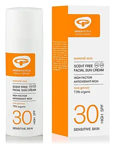 Green People Scent Free Facial Sun Cream - SPF30