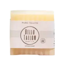 Bello Tallow Pure Tallow Soap Unscented
