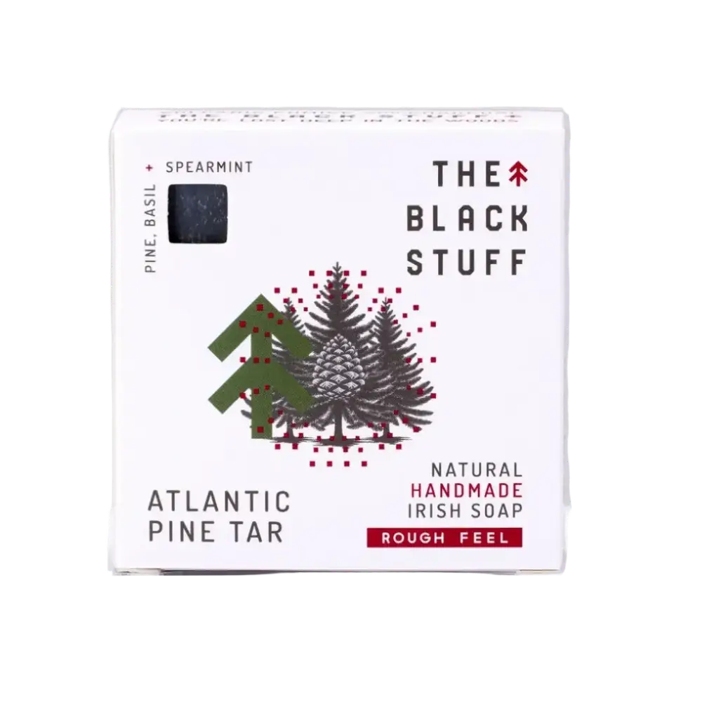 The Black Stuff Atlantic Pine Tar Natural Handmade Irish Soap
