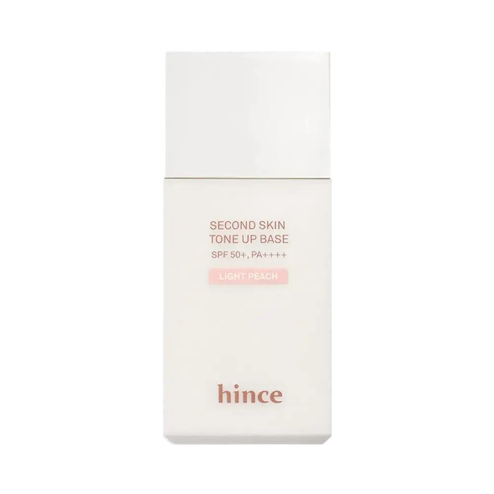 hince Second Skin Tone Up Base SPF 50+ Light Peach