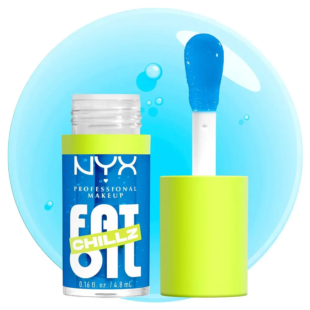 NYX Cosmetics Fat Oil Lip Drip Chillz Cooling Lip Oil Polar Peppermint