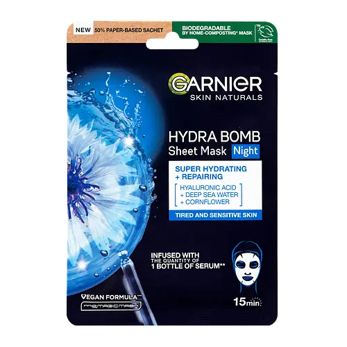 Garnier Hydra Bomb Night Sheet Mask