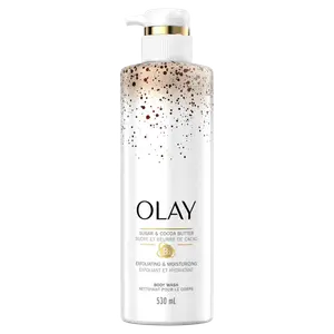 Olay Exfoliating & Moisturizing Body Wash with Sugar, Cocoa Butter and Vitamin B3