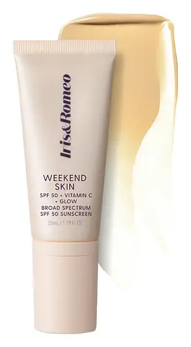 Iris&Romeo Weekend Skin SPF 50 Instant Glow Mineral Sunscreen Universal