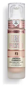 Revolution Beauty IRL Filter Longwear Foundation F3