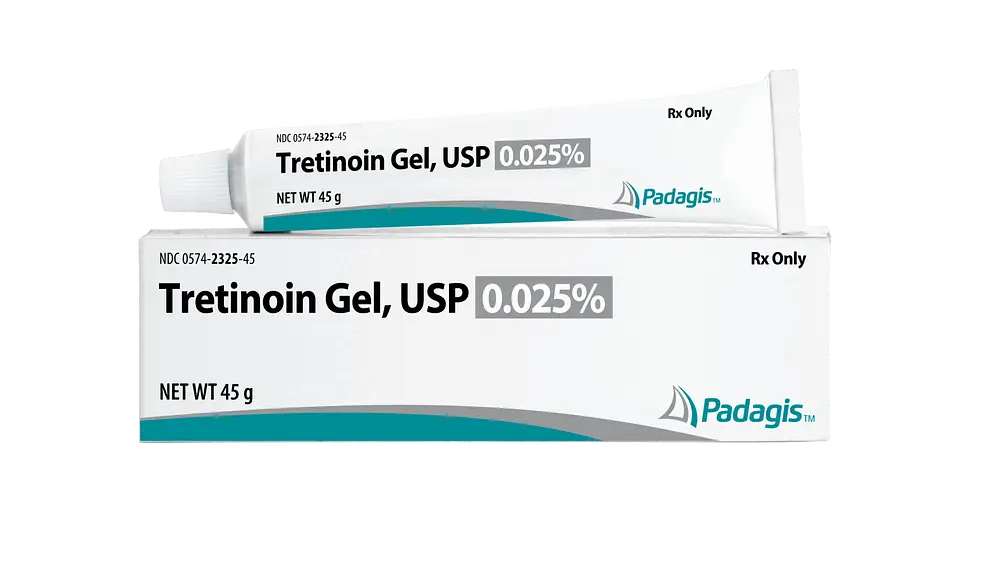 Padagis Tretinoin Gel, USP 0.025%