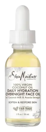 Shea Moisture 100% Virgin Coconut Oil Daily Hydration Overnight Face Oil