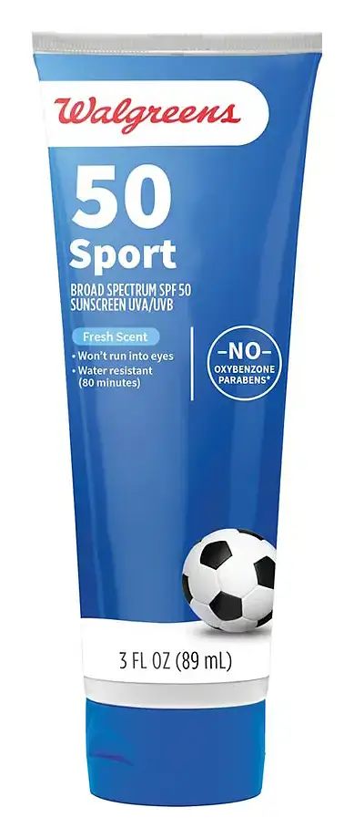 Walgreens Sunscreen Sport 50 Lotion