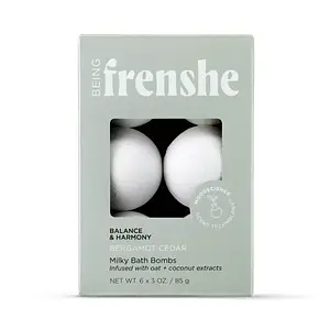 Being Frenshe Milky Bath Bombs Bergamot Cedar