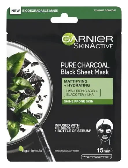 Garnier Pure Charcoal Black Sheet Mask