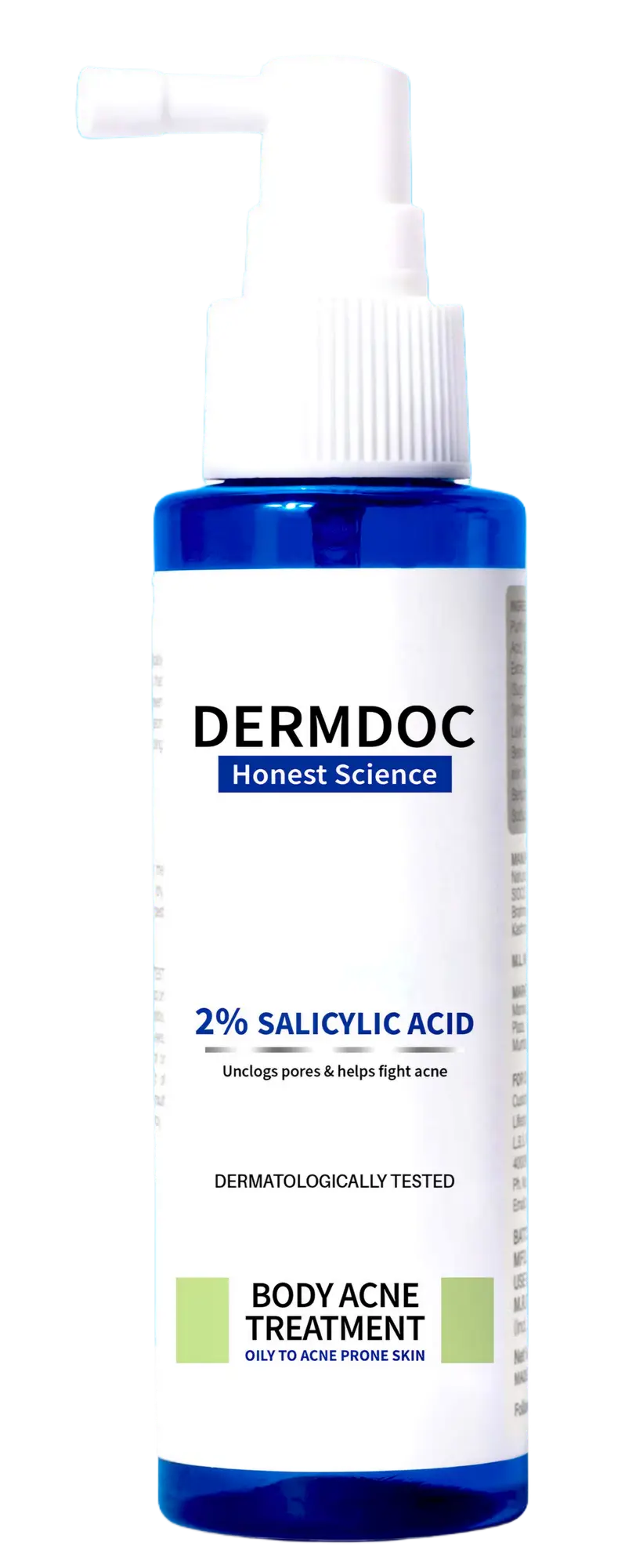 Dermdoc 2% Salicylic Acid Body Acne Treatment