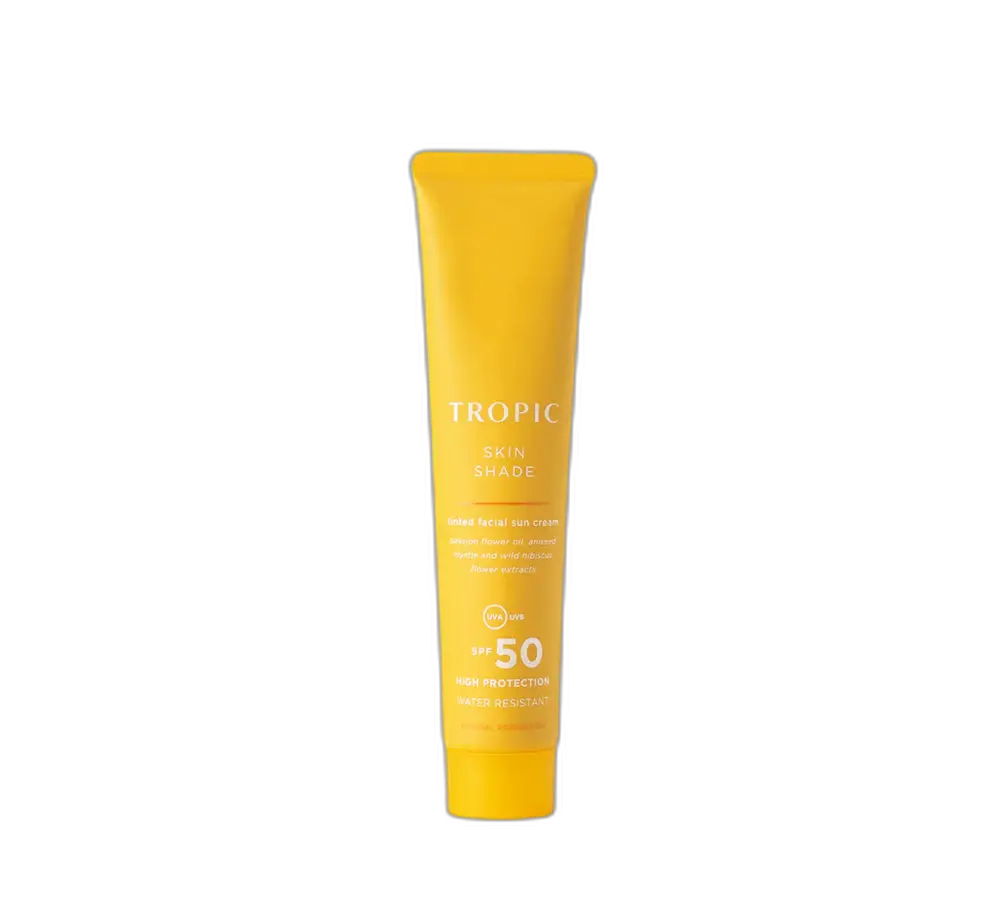 Tropic Skincare Skin Shade Tinted Facial Sun Cream SPF 50 Light/Medium