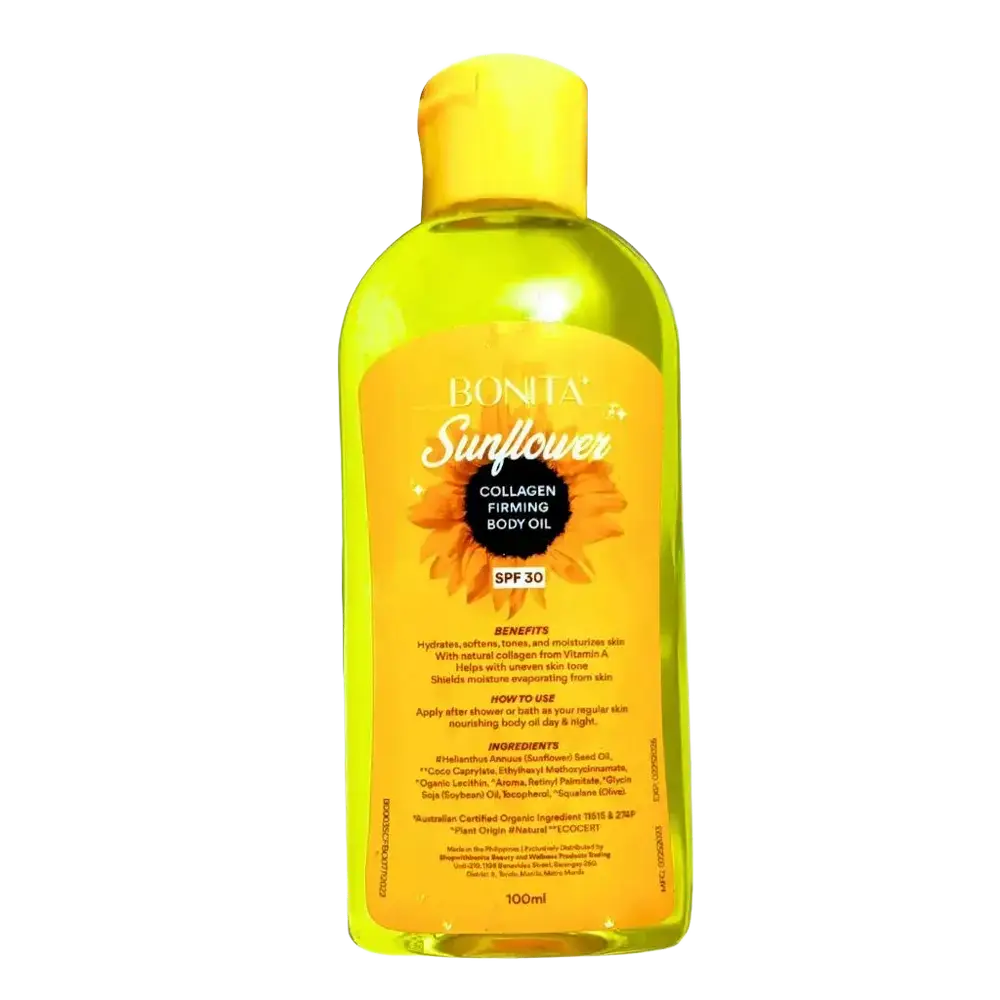 Bonita Sunflower Collagen Firming Body Oil