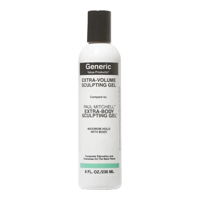 Generic Value Products Extra Volume Sculpting Gel Compare To Paul Mitchell Extra-Body Sculpting Gel