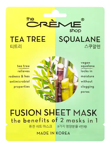 The Creme Shop Fusion Sheet Mask Tea Tree & Squalane