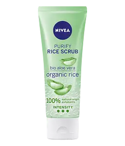 Nivea Purify Bio Aloe Vera Organic Rice Scrub
