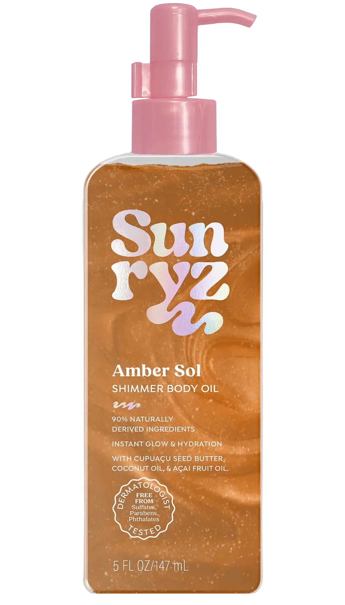 Sunryz Shimmer Body Oil Amber Sol