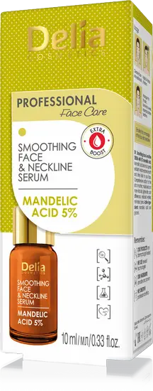 Delia Cosmetics Mandelic Acid 5% Smoothing Face And Neckline Serum