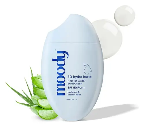 Moody 7D Hydro Burtst Sunscreen With Hyaluronic SPF 50 PA +++