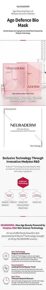 Neuraderm Age Defence Bio Mask Pack