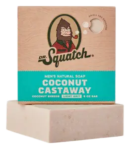 Dr. Squatch Coconut Castaway Bar Soap