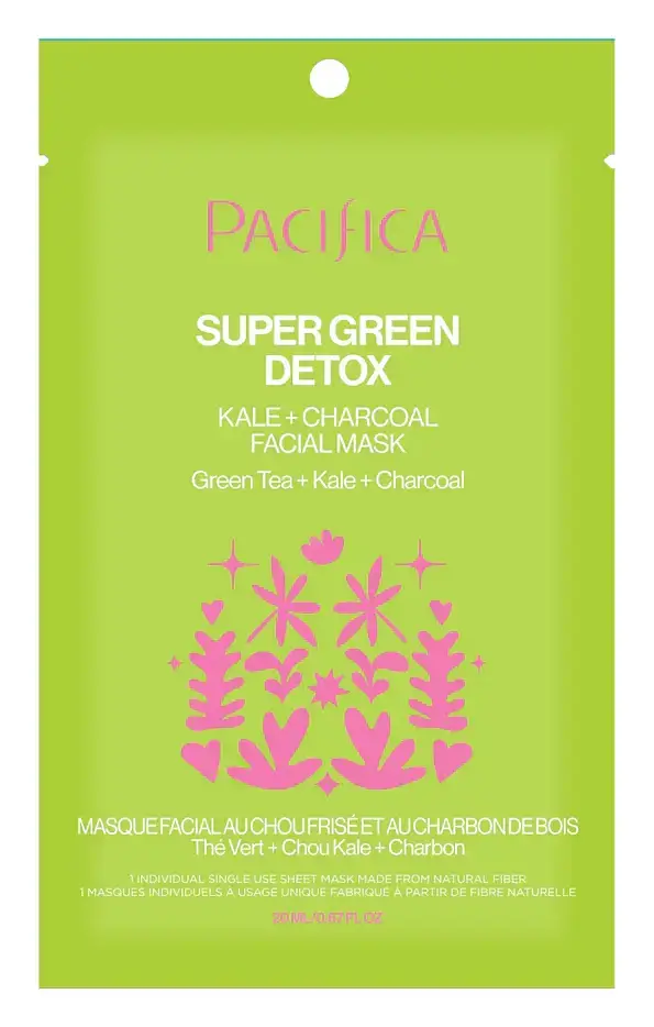 Pacifica Super Green Detox Kale And Charcoal Face Mask