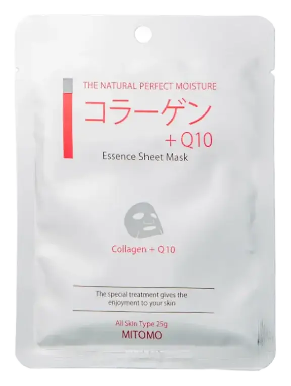 Mitomo Collagen + Q10 Essence Sheet Mask