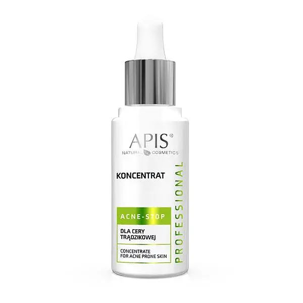 APIS Natural Cosmetics Acne-Stop Koncentrat Dla Cery Trądzikowej