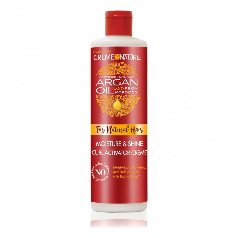 Creme of Nature Argan Oil For Natural Hair Moisture & Shine Curl Activator Creme