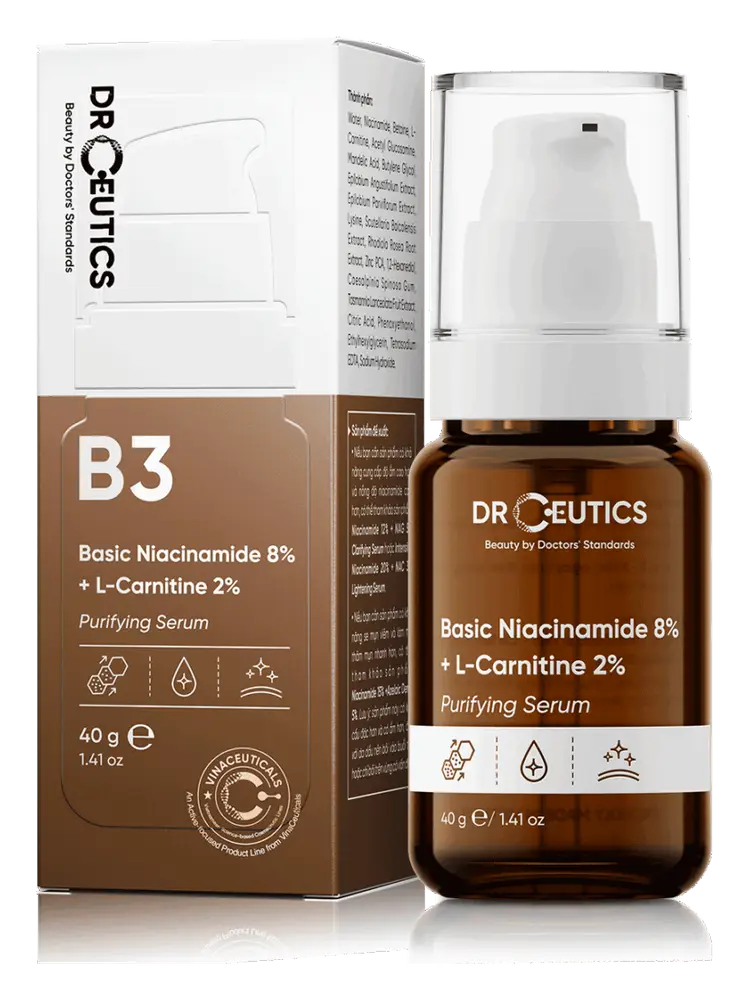 Dr Ceutics Basic Niacinamide 8% + L-Carnitine 2% Purifying Serum
