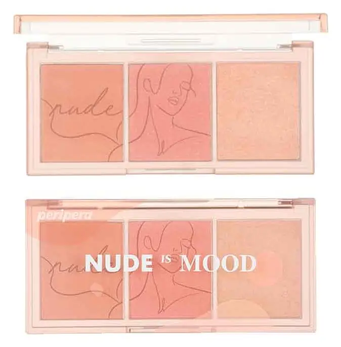 Peripera All Take Mood Cheek Palette #Nude Is Mood