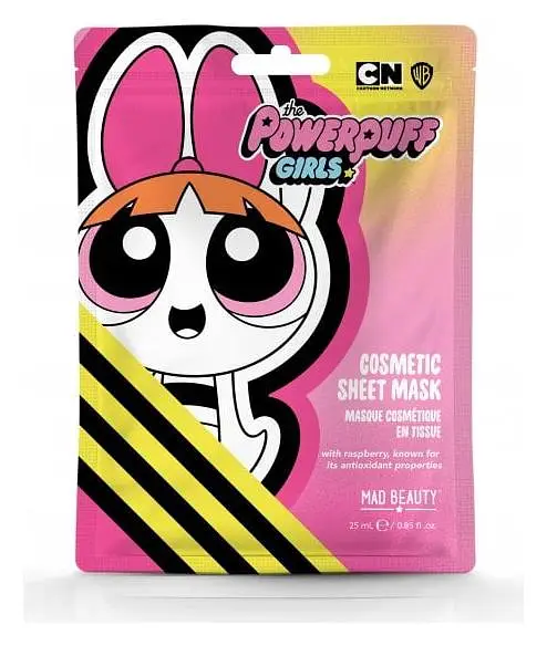 Mad Beauty Warner Brothers Powerpuff Girls Face Mask Blossom