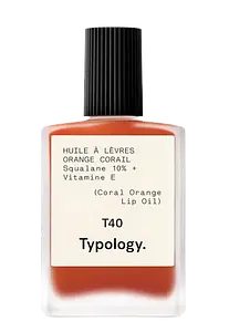 Typology T40 Tinted Lip Oil Coral Orange