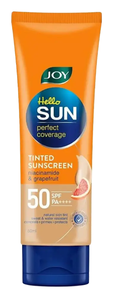Joy Beautiful By Nature Hello Sun Perfect Coverage Tinted Sunscreen SPF 50