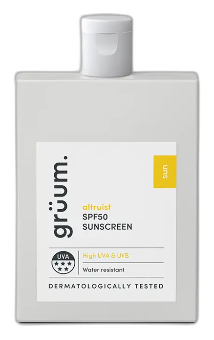 grüum SPF 50 5 UVA Face Sunscreen