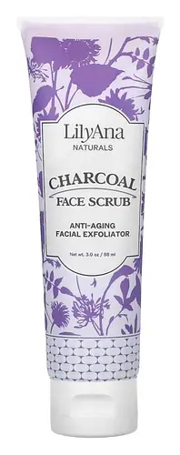 LilyAna Naturals Anti-Aging Charcoal Face Scrub