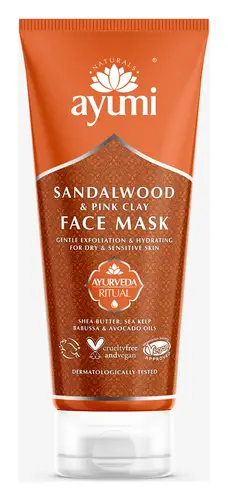 Ayumi Sandalwood & Pink Clay Face Mask