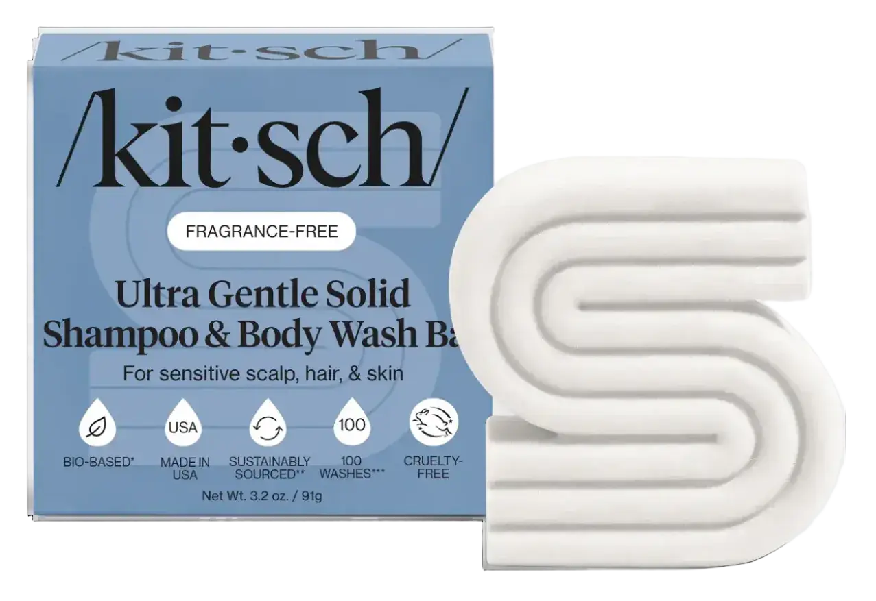 Kitsch Ultra Sensitive Solid Shampoo & Body Wash Bar