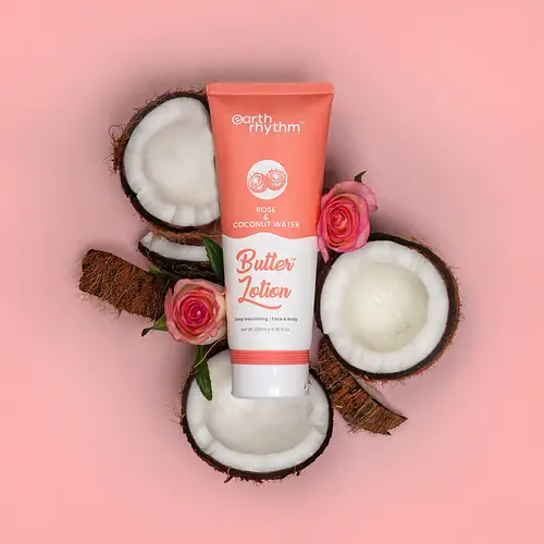 Earth Rhythm Butter Lotion Rose & Coconut water body butter lotion