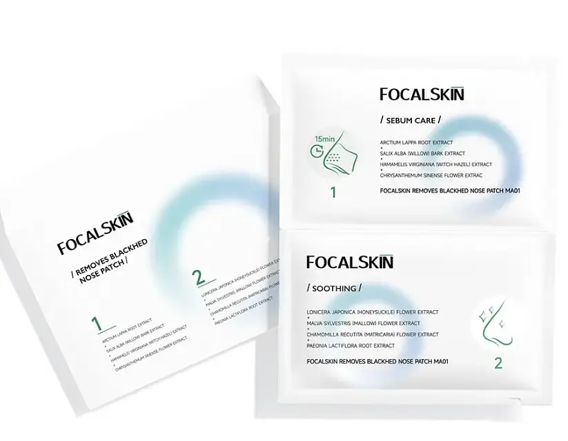 Focalskin 3 Step Removes Blackhead Nose Patch