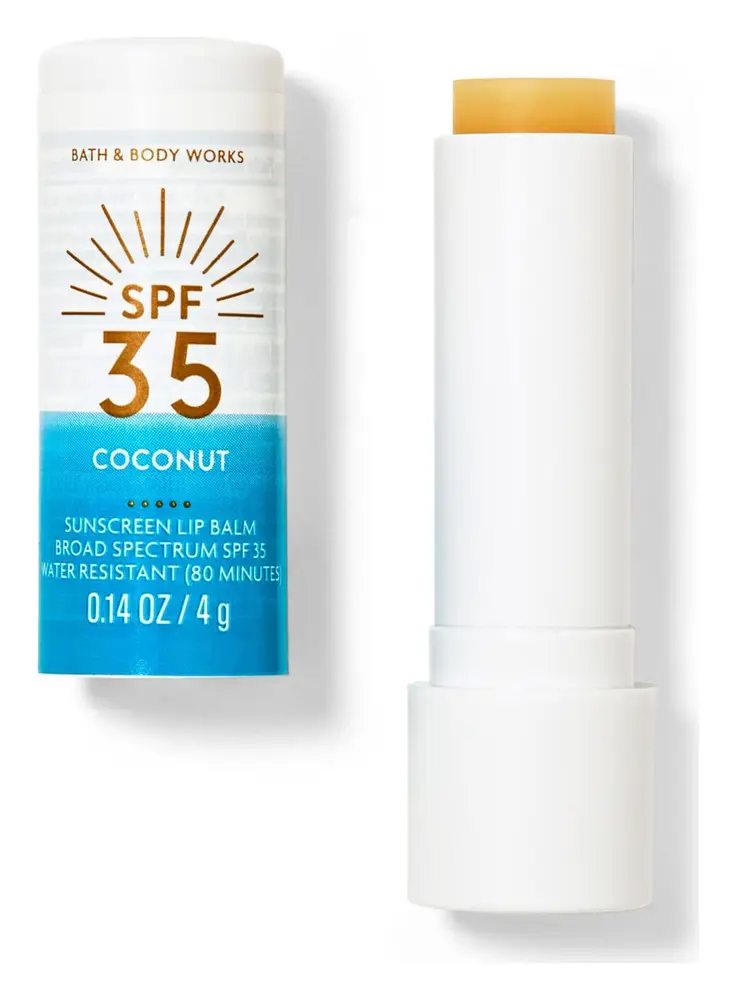 Bath & Body Works Coconut SPF 35 Lip Balm