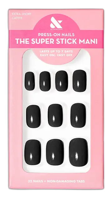 Olive & June Tab Press-Ons Extra Short Cateye