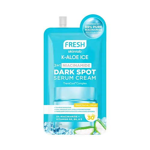 Fresh Skinlab K-Aloe Ice 3 in 1 Niacinamide Dark Spot Serum Cream