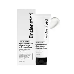 Underated Hyaluronic Acid Light Weight Gel Sunscreen SPF 50