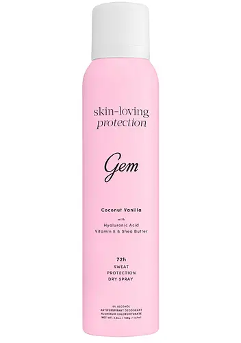 Gem Skin-Loving Protection 72h Sweat Protection Dry Spray Coconut Vanilla