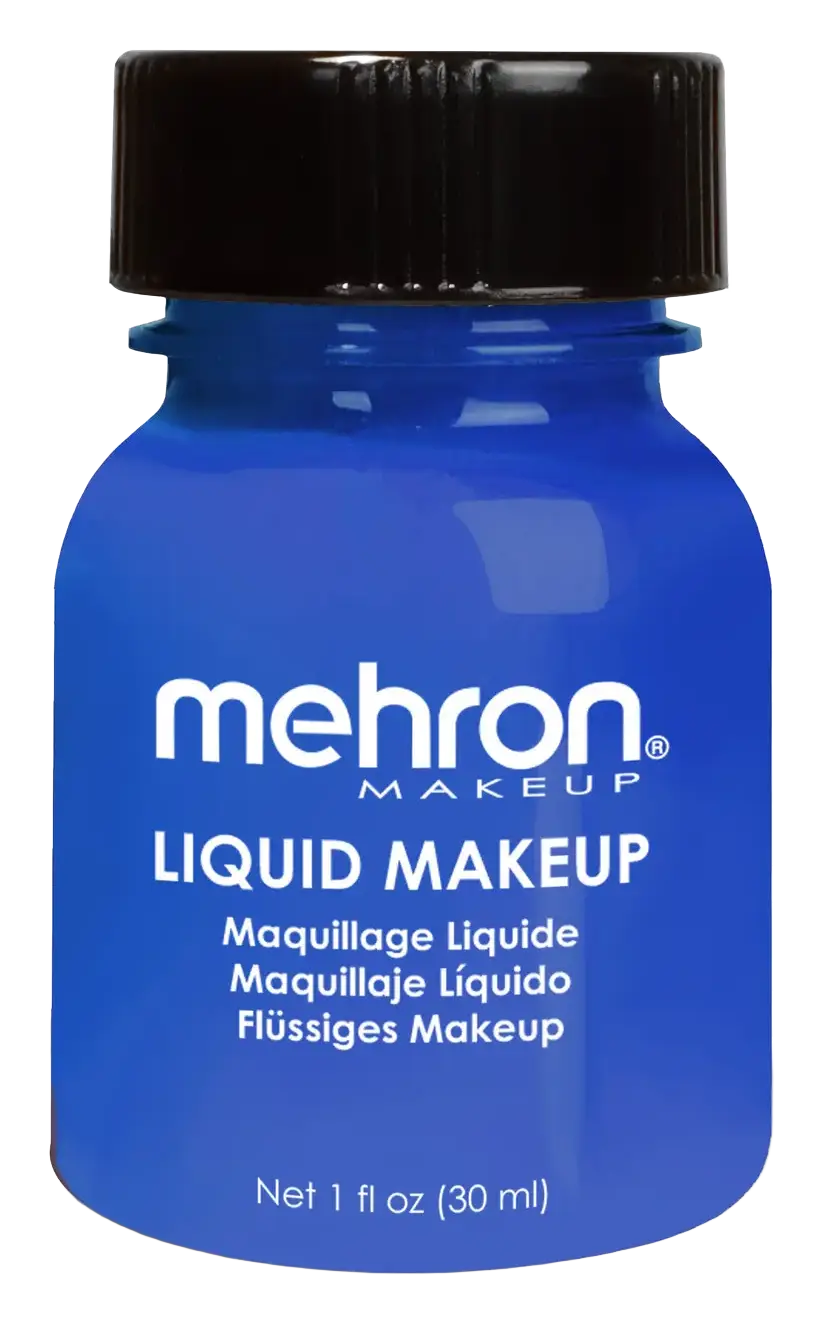 Mehron Makeup Liquid Makeup Blue