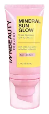iNNBEAUTY PROJECT Mineral Sun Glow Broad Spectrum SPF 43 PA +++ Fair-Medium